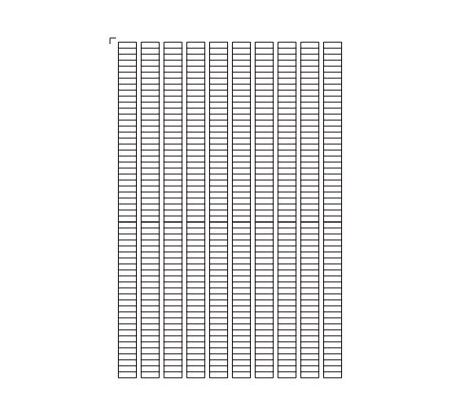 etikety RAYFILM 15x5 univerzálne žlté R012115x5A-LCUT (50 list./A4) (R0121.15x5B-LCUT)