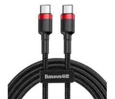 kábel Baseus Cafule PD USB-typ C - USB-typ C, 2,0 m 60W, čierny (BRA011820)