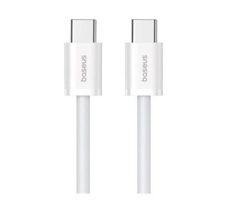 kábel Baseus Superior Series 2 USB-Typ C - USB-Typ C 30W 2m, biely (BRA014051)