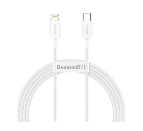 kábel Baseus Superior PD USB-typ C - Lightning 20W 2,0 m, biely  (BRA010676)