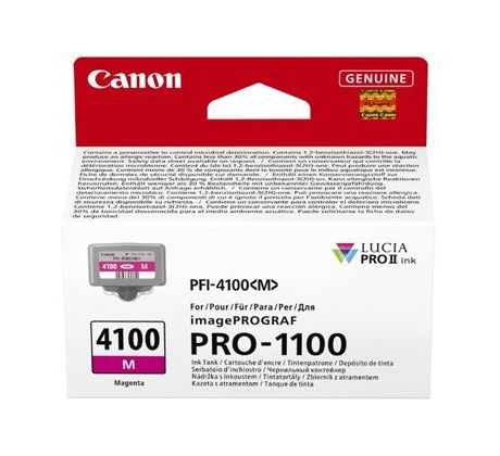 kazeta CANON PFI-4100M Magenta iPF PRO-1100 (80 ml) (6779C001)