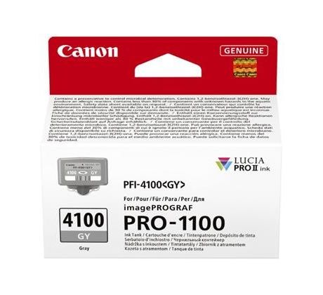 kazeta CANON PFI-4100GY Gray iPF PRO-1100 (80 ml) (6783C001)
