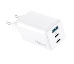 nabíjačka Forever TC-08-65ACC, GaN PD QC charger, 2x USB-C 1x USB, 65W, biela (GSM187245)