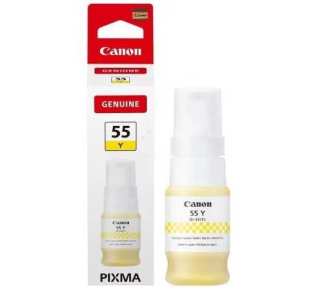 atramentová náplň CANON GI-55Y yellow MAXIFY GX1050/GX2050 (3000 str.) (6291C001)
