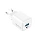 nabíjačka Forever TC-08-30AC, GaN PD QC charger, 1x USB-C 1x USB, 30W, biela (GSM187241)
