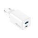 nabíjačka Forever TC-08-45AC, GaN PD QC charger, 1x USB-C 1x USB, 45W, biela (GSM187243)