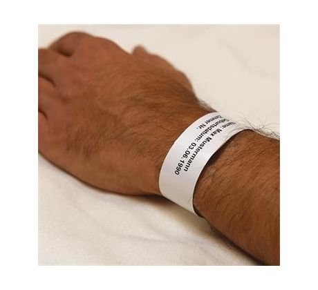 identifikačný náramok pre pacientov v rolke BROTHER 279mm x 25mm, (1.000 ks) - SOLUTIONS (BWEAB279PW)