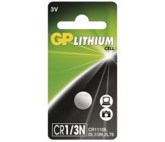 Batery GP Lithium CR1/3N 3V (DL1/3N, 2L76)  (1pc) (CR11108)
