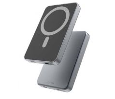 QUALO Recycling magnetic power bank 5000 mAh MagSafe 20W silver QRPB-20-07 (GSM184538)