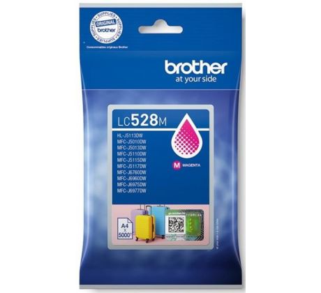 kazeta BROTHER LC-528 Magenta MFC-J5010DW/J5110DW/J6975DW/J6977DW (5000 str.) (LC528M)