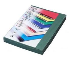 Kartonové dosky Delta A4, 250g, zelené*100ks*hrebeňová väzba (LAMCODA4000V)