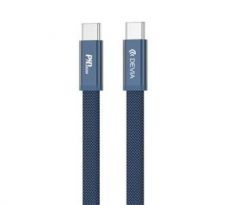 Devia Ultra3 usb-c PD 240W Metal Woven Flat Fast Charging Cable 1,5 m blue (BRA014757)