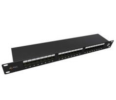 19" patch panel Solarix 24 x RJ45 CAT5E STP 1U SX24-5E-STP-BK-N (24000040)