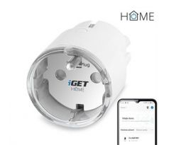 iGET HOME Power 1 - Wi-Fi zásuvka 230V s měřením spotřeby, 3680 W (75020813)