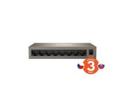 Tenda TEG1008M 8-portový Gigabit Ethernet Switch, 10/100/1000Mbps, Kov (75011833)