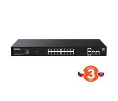 Tenda TEG2220P-16-250W Cloud PoE Managed Gigabit Switch, 16x PoE, 18x RJ45, 2x SFP (75012021)