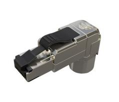 Konektor MPTL 90° RJ45 CAT5E STP samořezný SXRJ45-5E-STP-BK-SA-U (11910010)