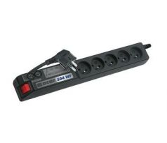 Napajeci panel ACAR A-504, 3 m, 5 pozic, s přepěťovou ochranou bez vany ACAR-A-504 (80593002)