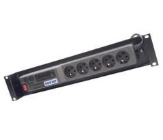 Napajeci panel ACAR A-504, 3 m, 5 pozic, s přepěťovou ochranou včetně vany ACAR-A-504-V (80593005)