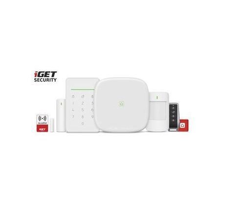 iGET SECURITY M5-4G Premium - Inteligentní zabezpečovací systém 4G LTE/WiFi/Ethernet/GSM, set (75020652)