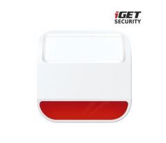iGET SECURITY MP11 - bezdrátová venkovní siréna napájená baterií nebo ze sítě pro alarm iGET SECURITY M6-4G (75020711)