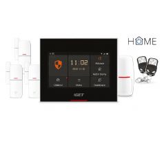 iGET HOME X5 Advanced - Domovní Wi-Fi smart alarm s LCD, set, bundle (75020830)