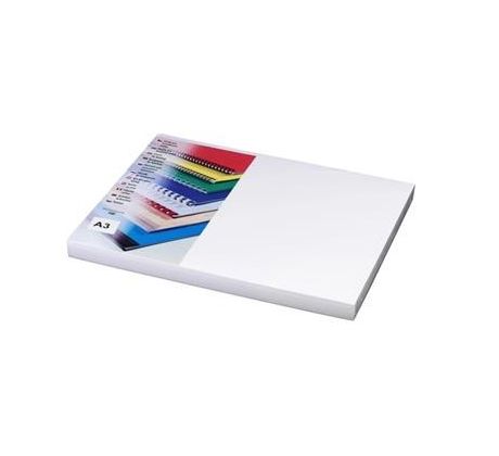 Kartonové dosky Delta A3, 250g, biela*100ks*hrebeňová väzba (LAMCODA300BL)