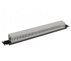 Vyvazovací panel 19" 1U BK plastový VP-03-1-PK-B (80197002)