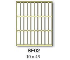 etikety RAYFILM 10x46 biele ručne popisovateľné R0009SF02G (10 list.) (R0009.SF02G)