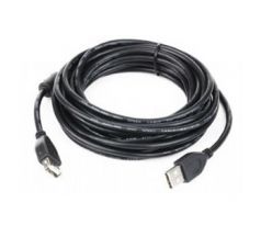 kábel USB predlžovací 2.0 A-A M/F 1,8m, CABLEXPERT premium quality s feritom (CCF-USB2-AMAF-6)