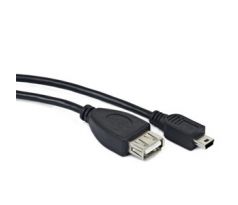 kábel USB CABLEXPERT AF/mini BM,OTG,15cm (A-OTG-AFBM-002)