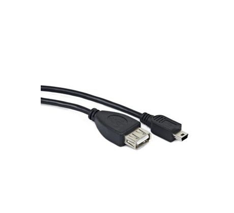 kábel USB CABLEXPERT AF/mini BM,OTG,15cm (A-OTG-AFBM-002)