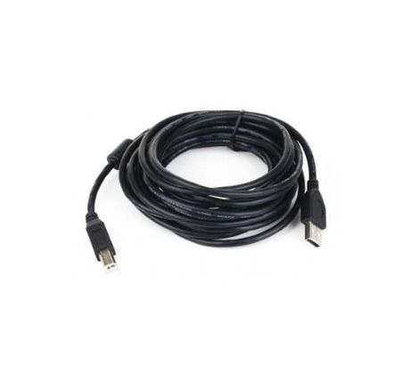kábel USB 2.0 prepojovací A-B 1,8m, CABLEXPERT, premium quality (CCF-USB2-AMBM-6)