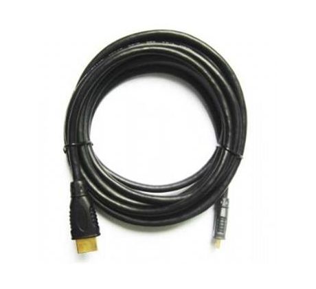 kábel HDMI-HDMI mini 1.4, dĺžka 3m CABLEXPERT s pozlátenými konektormi tienený, čierny (CC-HDMI4C-10)