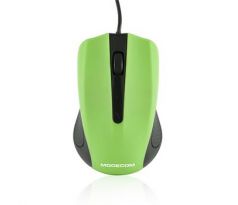 Myš Modecom optická MC-M9, 1000 DPI, USB (čierno-zelená) (M-MC-00M9-180)