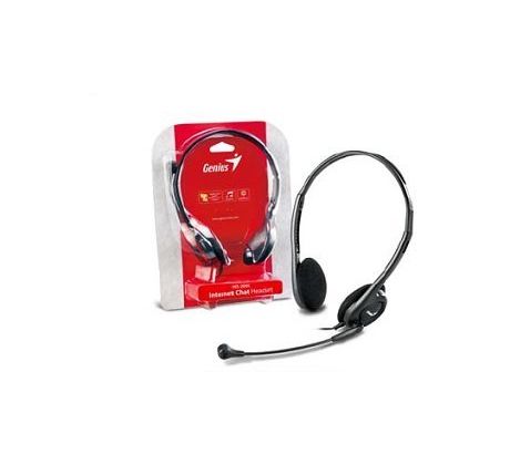 Slúchadlá s mikrofónom Genius headset - HS-M200C, single jack (31710151103)