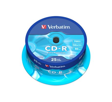 CD-R VERBATIM DTL 700MB 52X 25ks/cake (43432)