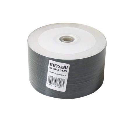 CD-R MAXELL Printable White "BLANK" 700MB 52X 50ks/spindel (624043)