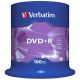 DVD+R VERBATIM 4,7GB 16X 100ks/cake (43551)