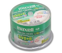 DVD+R MAXELL Printable 4,7GB 16X 50ks/cake (275702.40.TW)