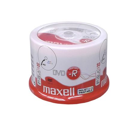 DVD-R MAXELL Printable 4,7GB 16X 50ks/cake (275701.40.TW)