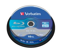 BD-R DL VERBATIM 50GB 6X 10ks/cake (43746)
