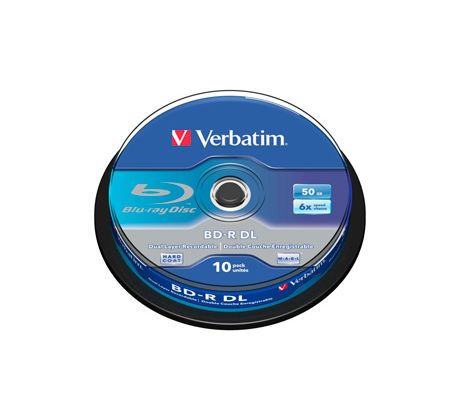 BD-R DL VERBATIM 50GB 6X 10ks/cake (43746)