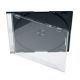 Slim CD case - - clear cover and black base 25 (SC1-B/25)