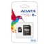 ADATA micro SDHC karta 8GB Class 4 + adaptér SDHC (AUSDH8GCL4-RA1)