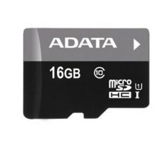 Pamäťová karta ADATA Premier micro SDHC karta 16GB UHS-I U1 Class 10 + adaptér SDHC (AUSDH16GUICL10-RA1)