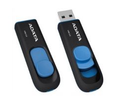 USB kľúč Adata USB Memory DashDrive UV128 32GB USB 3.0 Black+Blue (AUV128-32G-RBE)