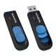 USB kľúč Adata USB Memory DashDrive UV128 32GB USB 3.0 Black+Blue (AUV128-32G-RBE)