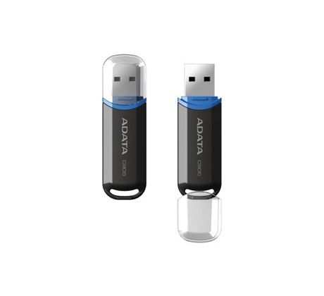 USB kľúč ADATA Classic Series C906 32GB USB 2.0 snap-on cap design, čierny (AC906-32G-RBK)