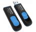 USB kľúč ADATA DashDrive™ Series UV128 64GB USB 3.0 flashdisk, výsuvný, čierny+modrý (AUV128-64G-RBE)